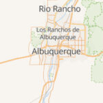 Map of Albuquerque, New Mexico