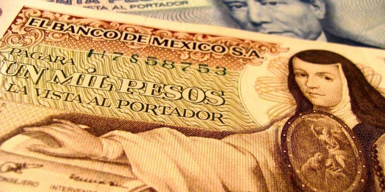 Colorful Mexican Pesos