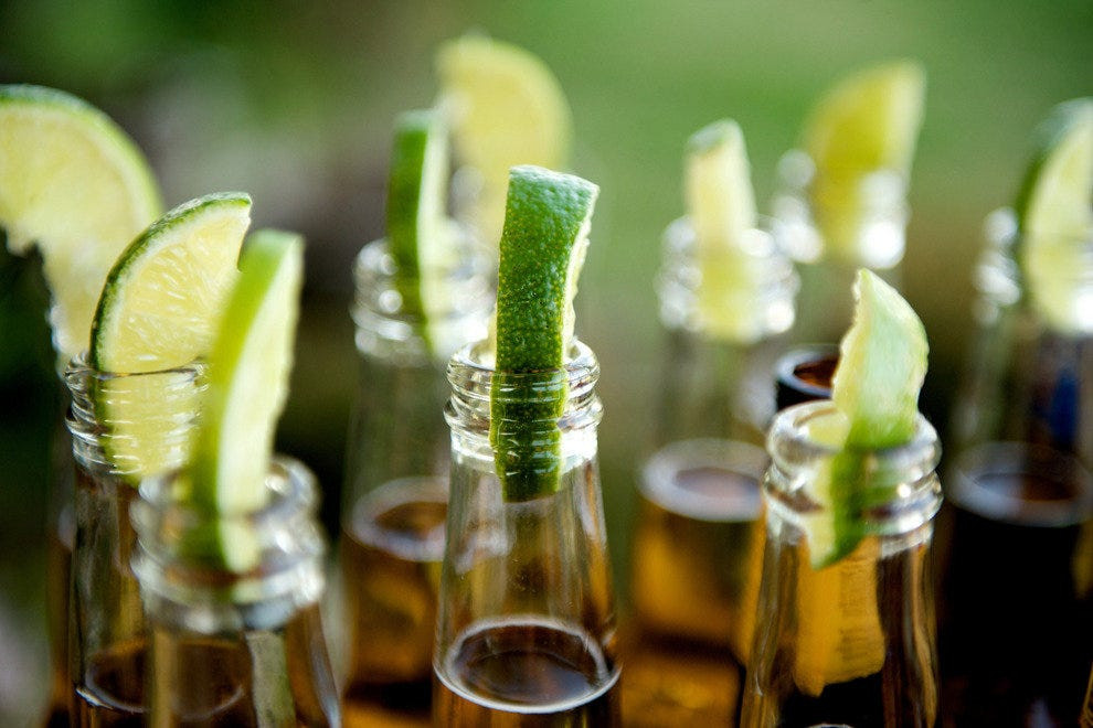 Mexican tequila shot