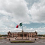 Image of a protest in Mexico City demanding justice for victims of violence