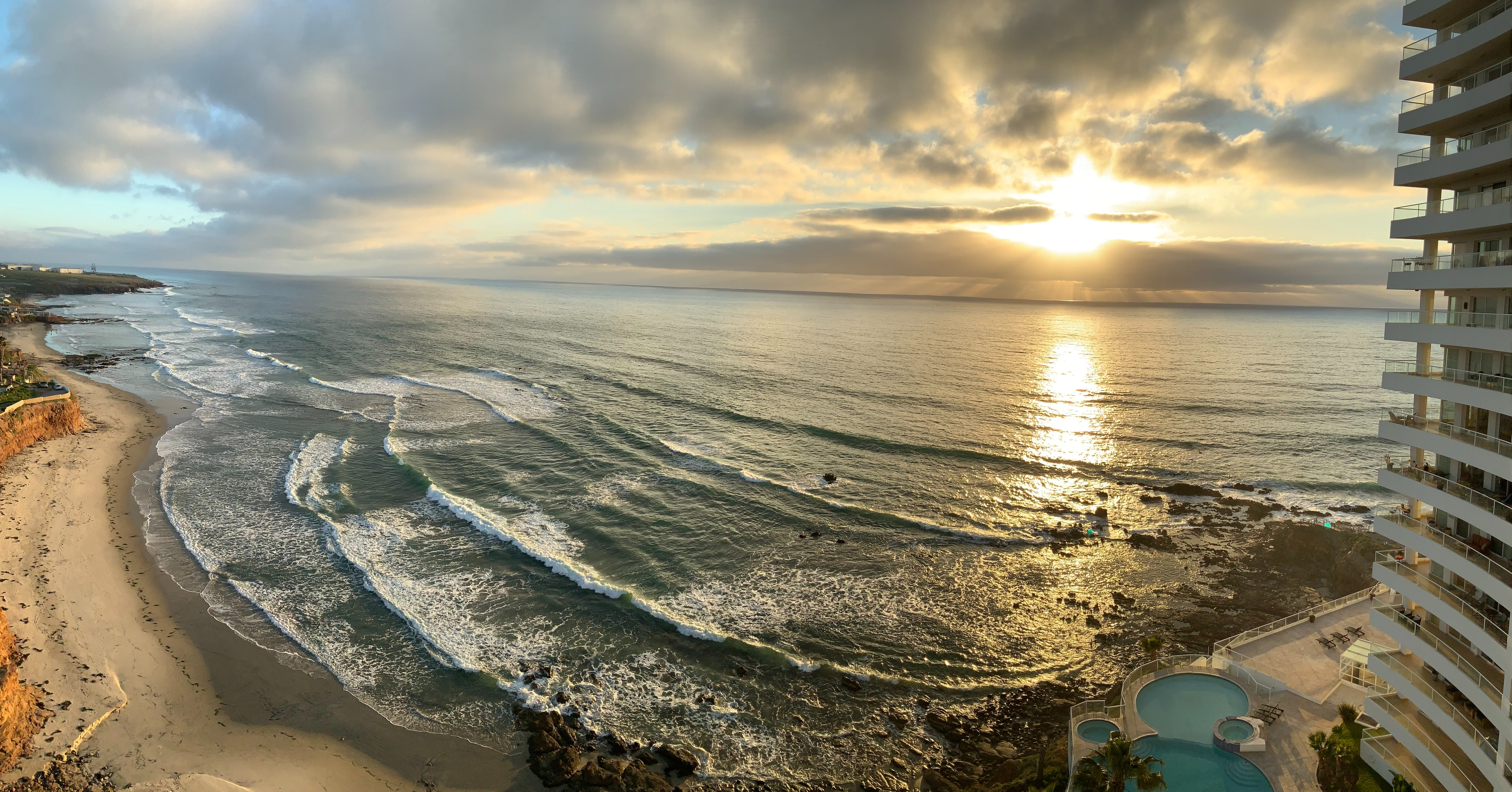 Rosarito Beach, Mexico, offering soft sand and clear waters