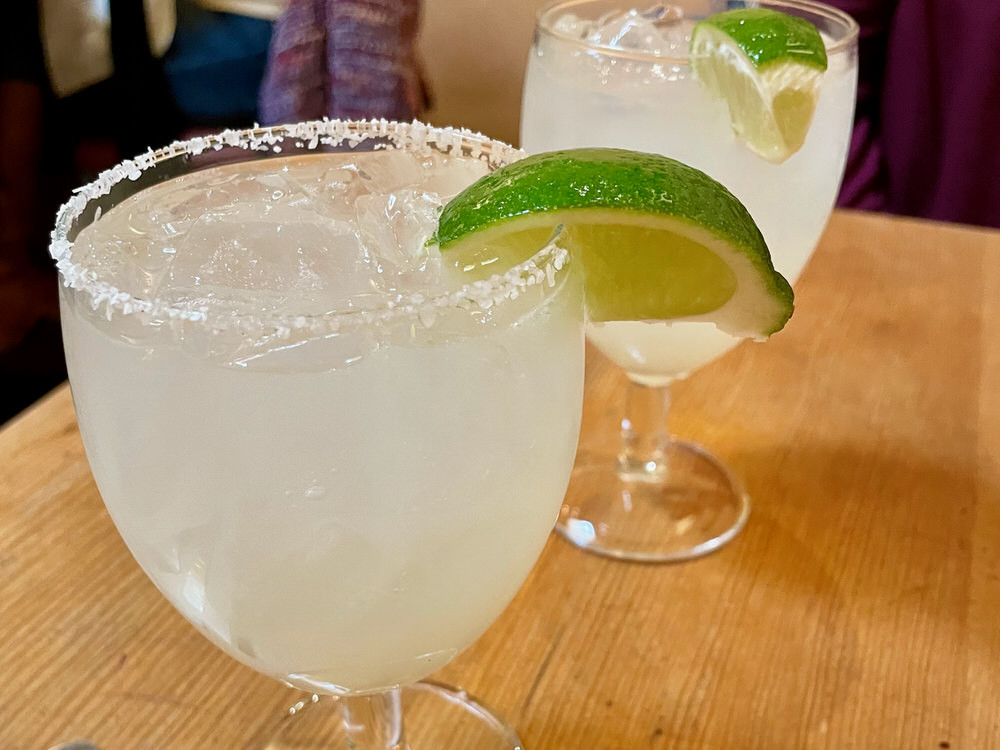Santa Fe Margaritas at the Shed Restaurant