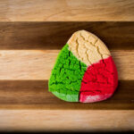 Bandera Mexican flag cookie at La Estrella Bakery Inc