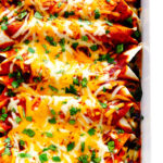 Chicken Enchiladas Close Up