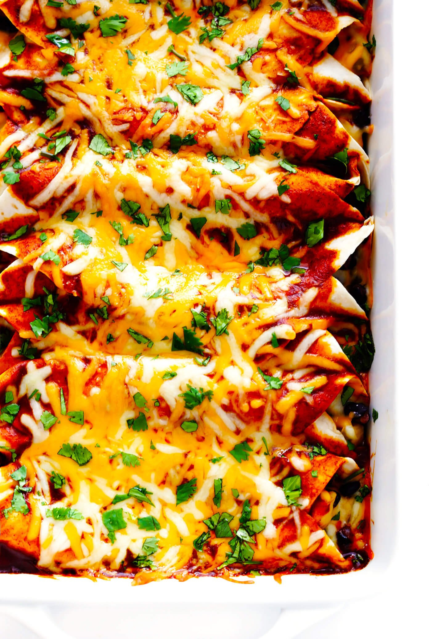Chicken Enchiladas Close Up