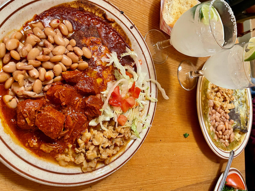 Traditional New Mexican Meal at the Shed Restaurant