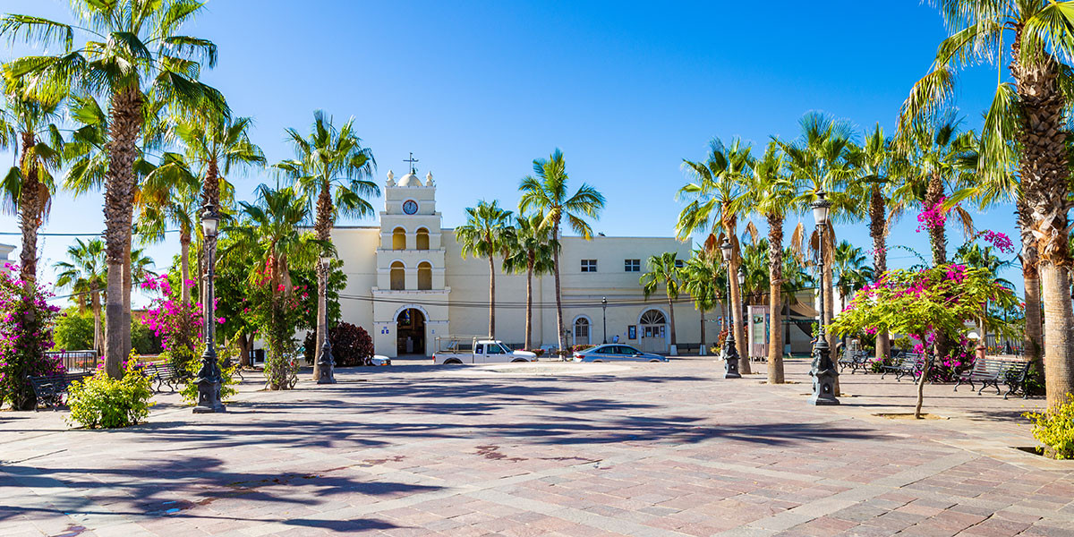 A serene beach in Todos Santos, perfect for relaxation