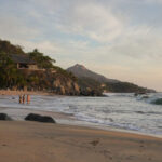 Colorful buildings in Sayulita, Mexico, highlighting the town's vibrant atmosphere