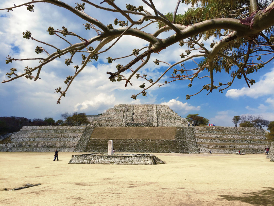 Pre-Columbian ruins at Xochicalco, offering a glimpse into Mexico's ancient history and cultural heritage