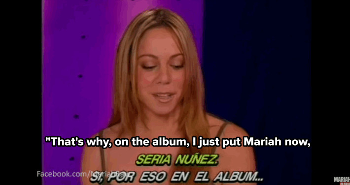 Mariah Carey Discusses Her Latino Last Name in This Rarely Viewed Clip: Mariah Carey smiles at the interviewer while acknowledging her mixed heritage and its impact on her public identity.