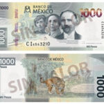 Mexican Peso bills of various denominations showcasing different colors and historical figures, a helpful guide for tourists.