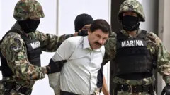 Joaquin "El Chapo" Guzmán, former leader of the Sinaloa Cartel, whose imprisonment has led to shifts in cartel power dynamics in Mexico