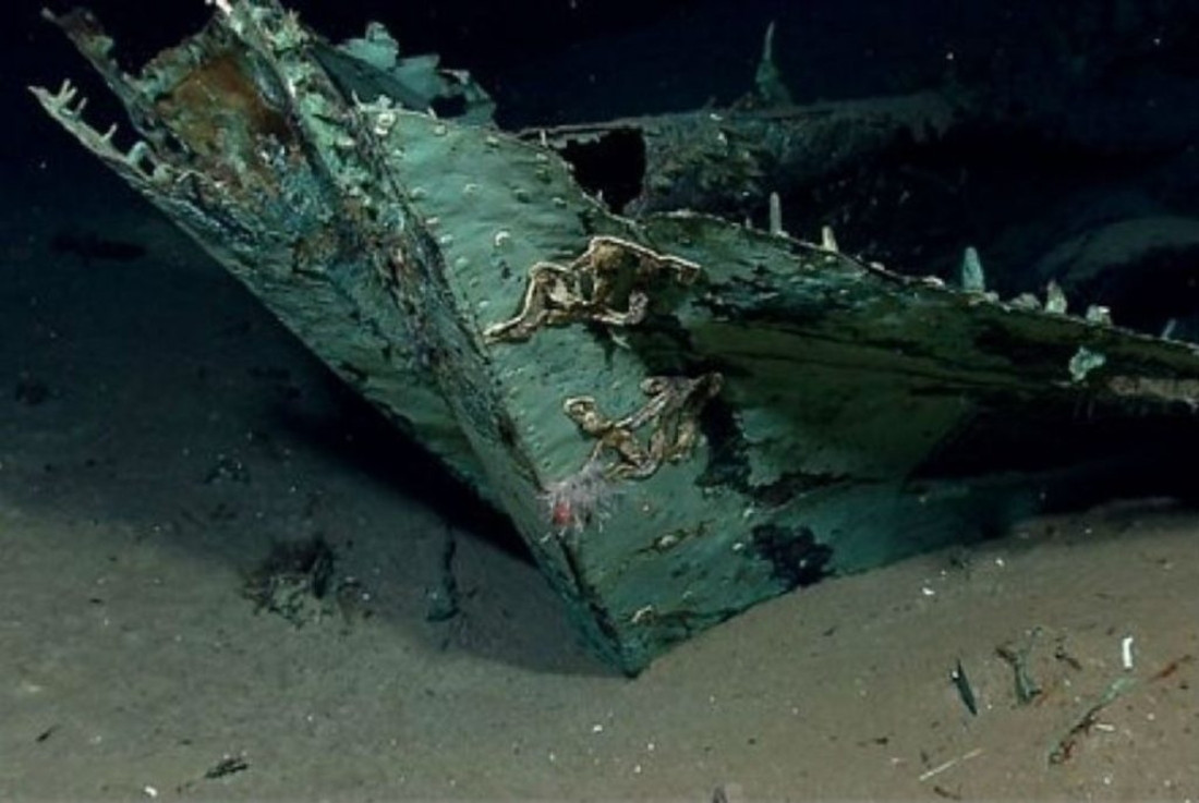 Sigsbee Deep location in the Gulf of Mexico, indicating its significant depth and distance from the coastline