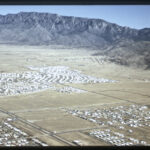 Aerial view of Albuquerque, New Mexico in 1969 with racially restrictive covenants