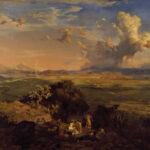 Eugene Landesio, The Valley of Mexico from the Hill in Tenayo, 1870, oil on canvas, 150.5 x 213 cm (Museo Nacional de Arte, INBA, Mexico City)