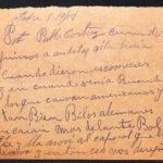 Account of Private Pablo Cortez, Company M. 141st Infantry. 36th Division