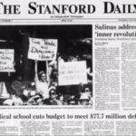 Portada Standford Daily, 1991, Sheinbaum
