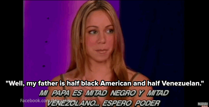 Mariah Carey Discusses Her Latino Last Name in This Rarely Viewed Clip: Mariah Carey discussing her mixed heritage with an interviewer, emphasizing her connection to both her Irish and Venezuelan roots