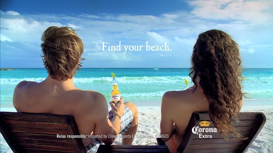Corona Advertising: Corona Beer, Corona, Beach