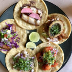 A vibrant plate of tacos showcases Mexico's rich culinary heritage