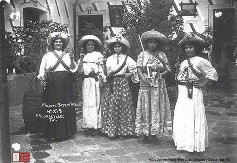 Adelitas or women soldiers, were women who played a crucial role in the fight for the Mexican Revolution