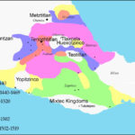 Map of Aztec City States before the Conquest