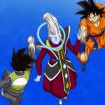 Goku and Vegeta training with the angel Whis (image via Toei Animation)