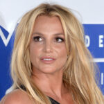 Britney Spears posing on the red carpet