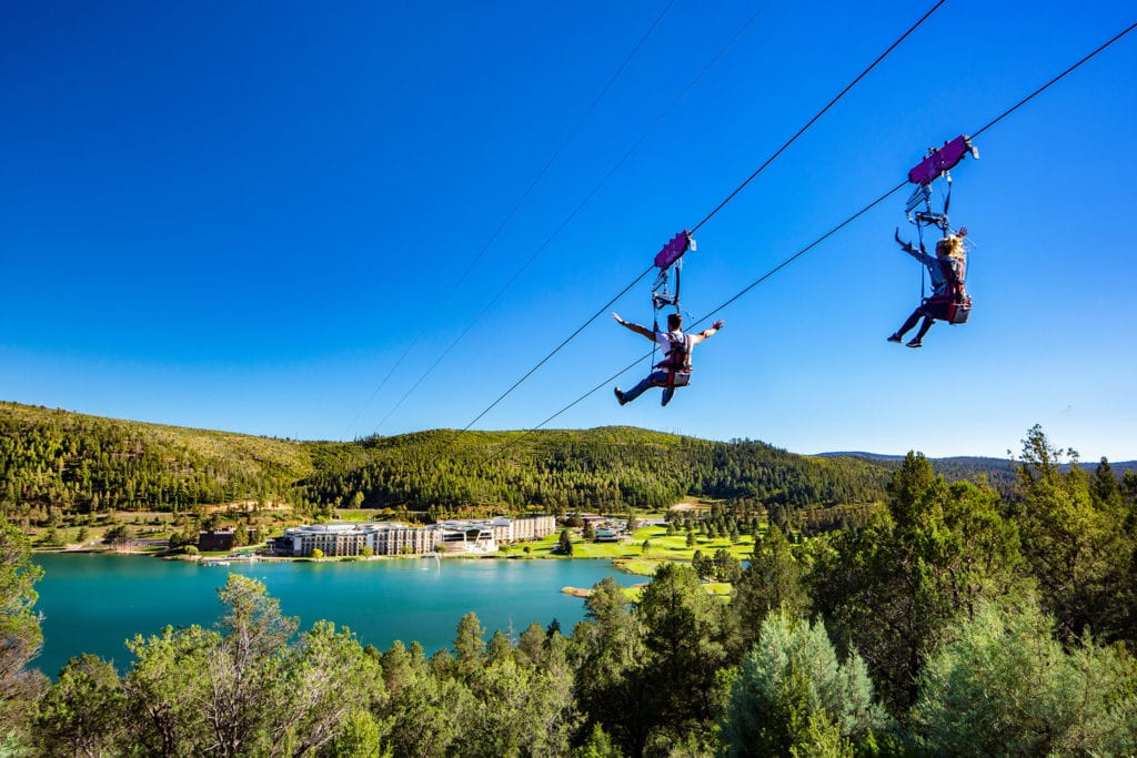 Riders on the apache eagle ziprider