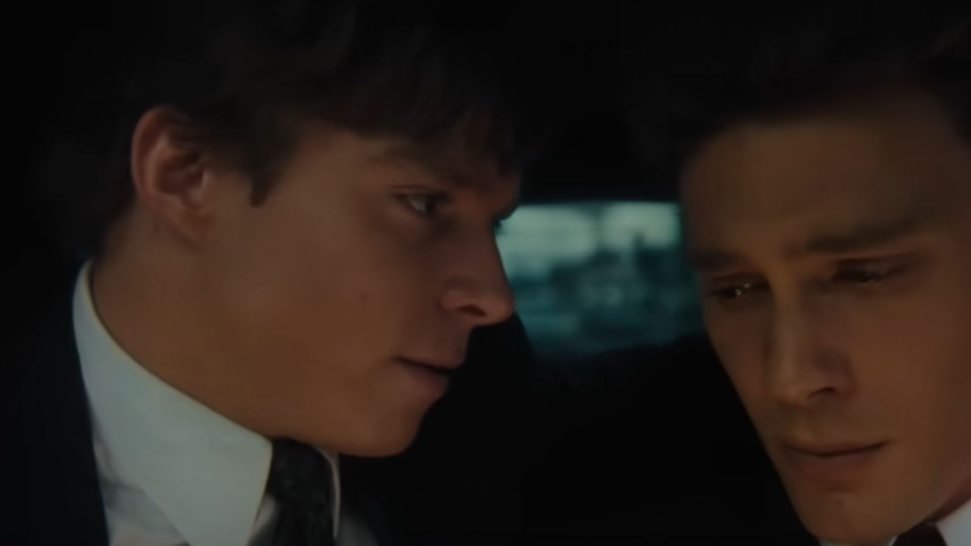A scene from 'Monsters: The Lyle and Erik Menendez Story' depicting the tense family dynamics