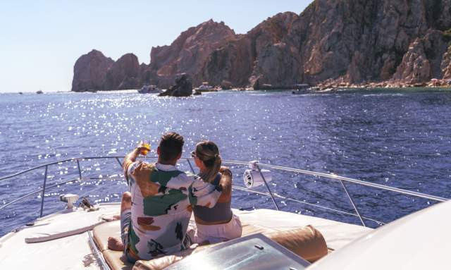 Sunset Yacht Cruise in Los Cabos Mexico