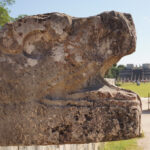 El Castillo at Chichen Itza, a testament to Mayan astronomical knowledge, showcasing the interplay of light and shadow during the equinoxes, attracting visitors to witness this spectacle.
