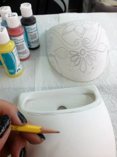 Paint your own Mexican-pottery