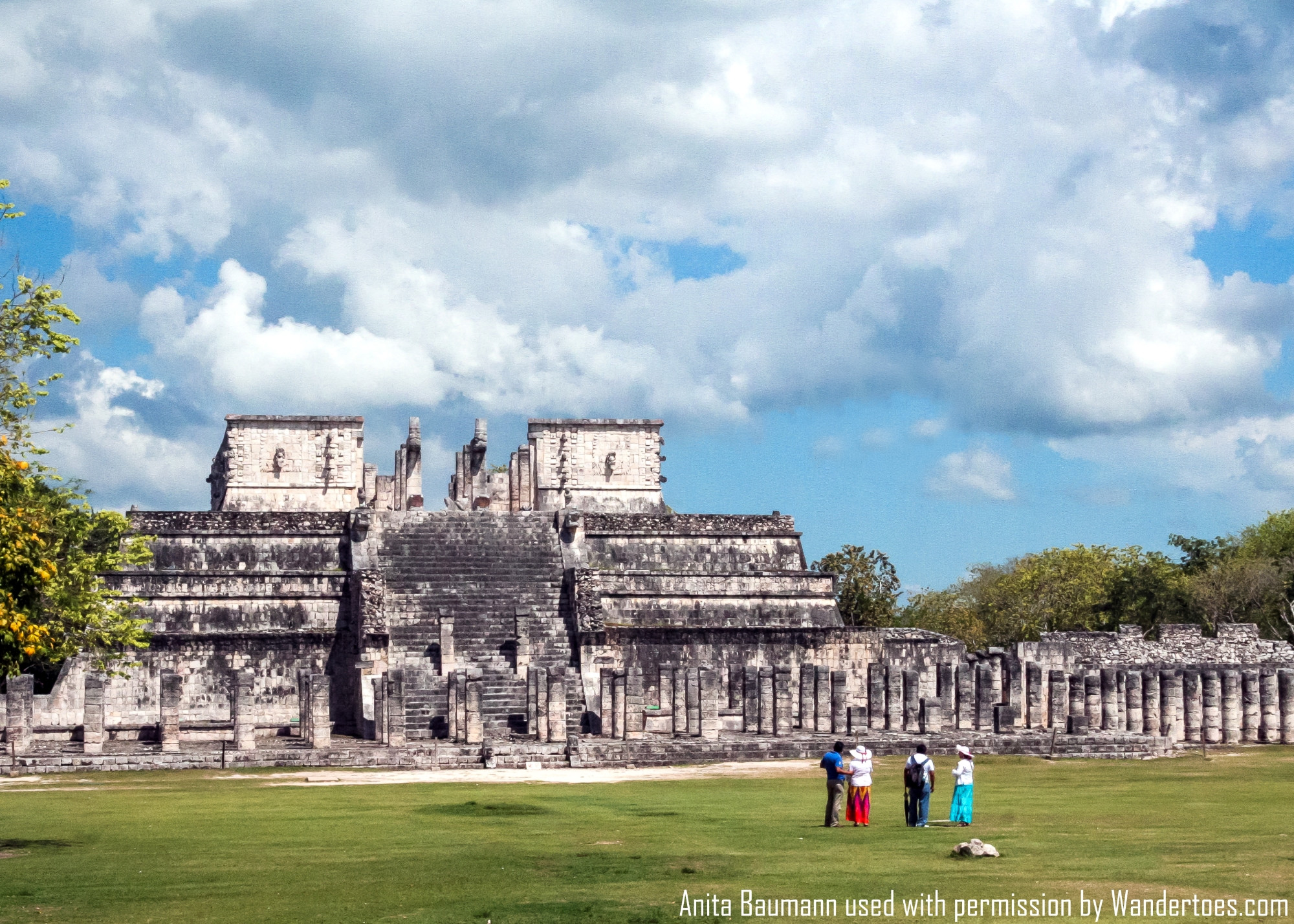 The Thousand Columns at Chichen Itza, a testament to Mayan architectural prowess, showcasing a complex of columns and temples, reflecting the grandeur of Mayan urban planning.