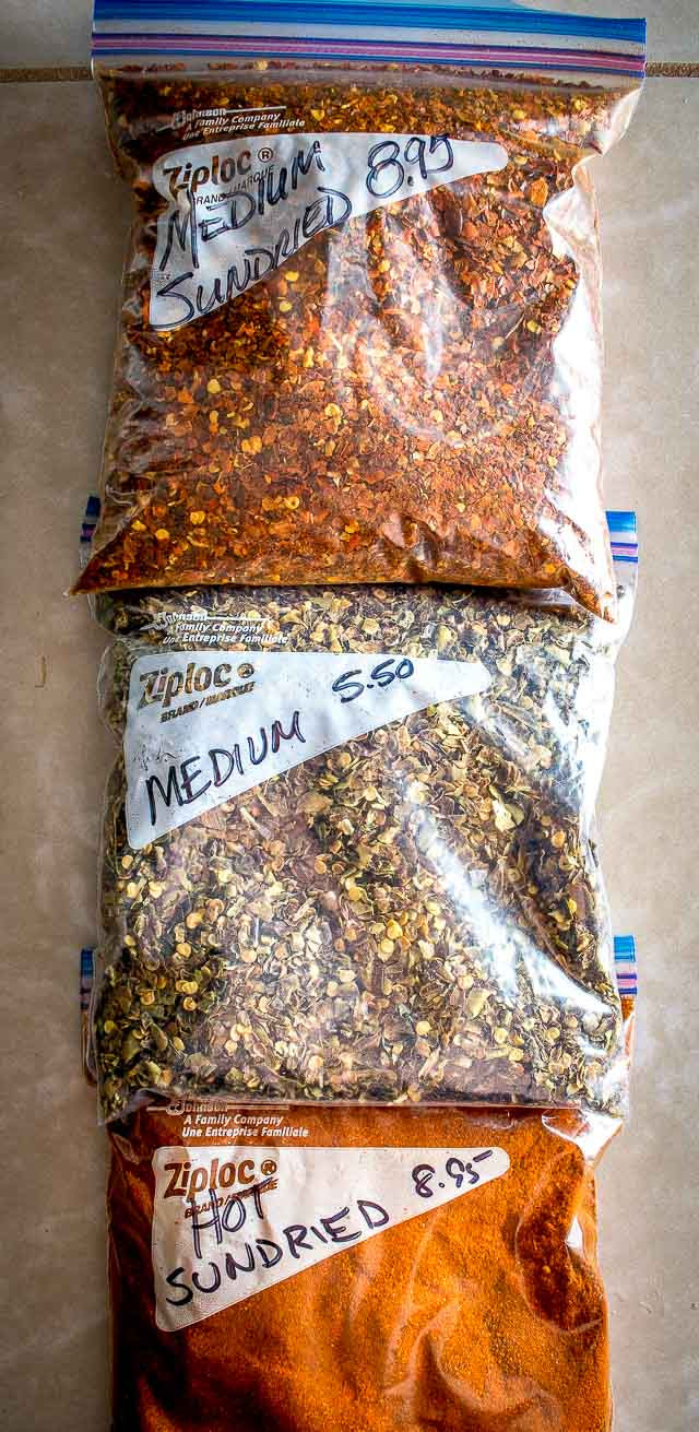 New Mexican Chile Pods