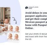 A young child proudly holding their Mexican passport, ready for a journey.
