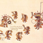 Aztec round dance for Quetzalcóatl and Xolotl, showcasing their cultural traditions
