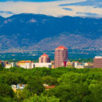 Hot Air Balloon Over Albuquerque