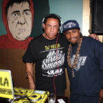 DJ Yella and Lil Eazy-E performing at Amor Y Tacos