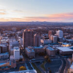 Downtown Albuquerque aerial view