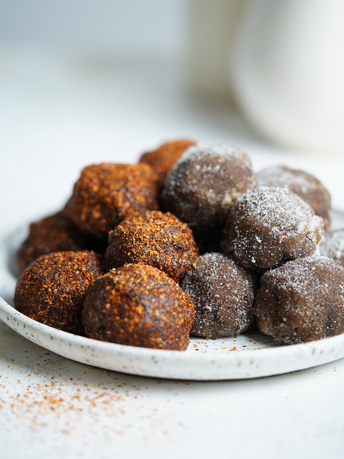 Tamarindo balls on a plate