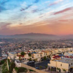 Aerial view of Manzanillo, Colima, Mexico