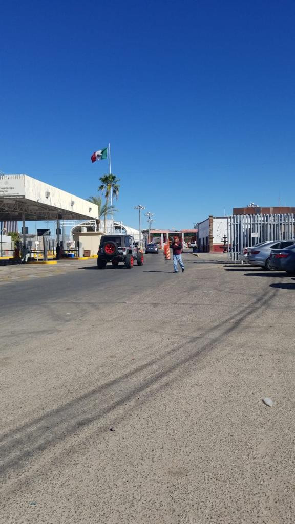 Celebration after successful reopening of the Mexico-US border