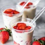 Fresh, vibrant strawberries are the star of Fresas con Crema, a beloved Mexican dessert.