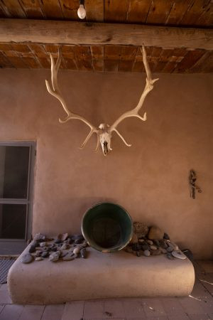 Antlers and stones in Georgia O'Keeffe's Abiquiu Home