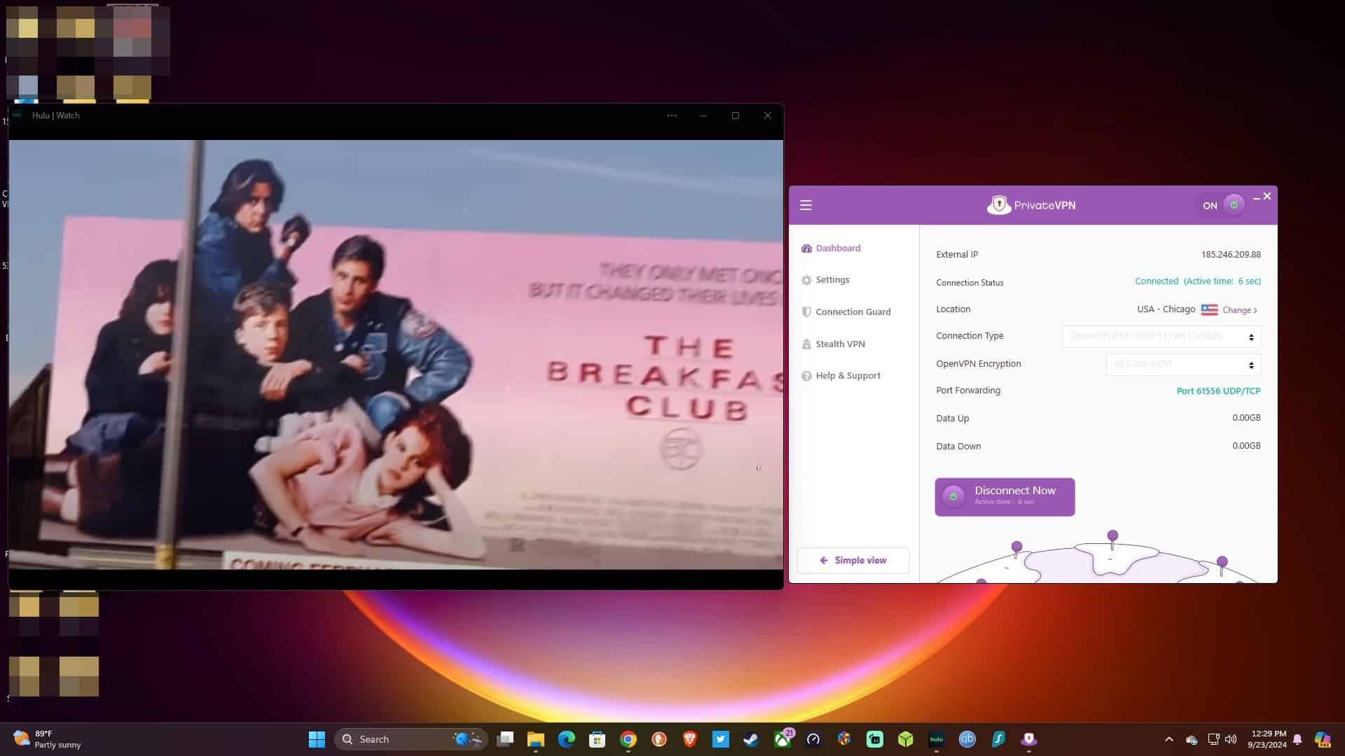Streaming Netflix with PrivateVPN