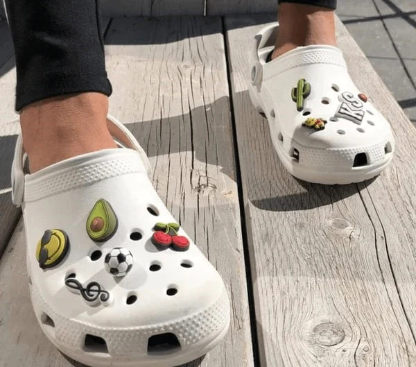 Genuine Crocs material provides excellent friction.