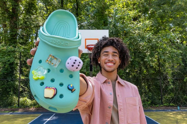 Product color helps identify genuine Crocs.