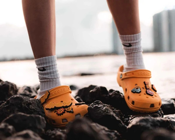 Genuine Crocs provide a unique wearing experience.