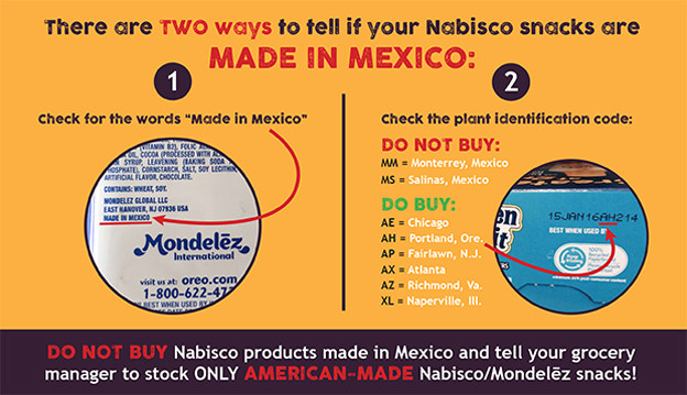 Ritz Cracker Nabisco product packaging displaying product information